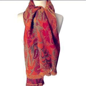 Kenzo Women’s Wool Blend Colorful Scarf